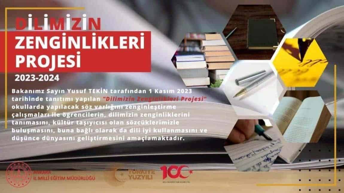 DİLİMİZİN ZENGİNLİKLERİ PROJESİ  